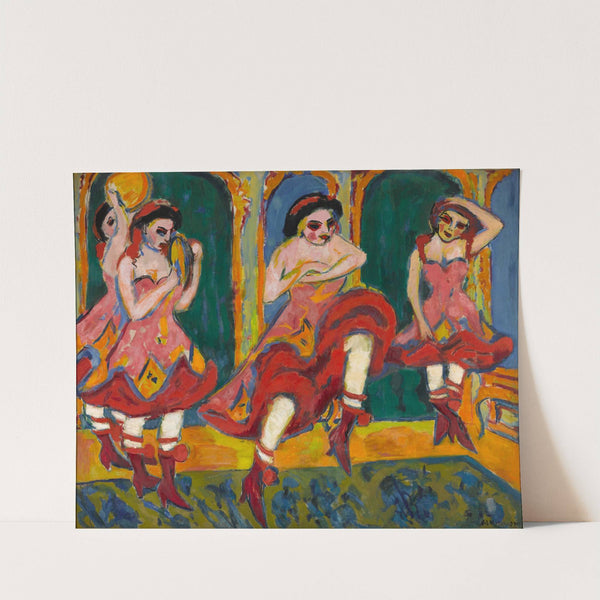 Bauern auf der Alp by Ernst Ludwig Kirchner