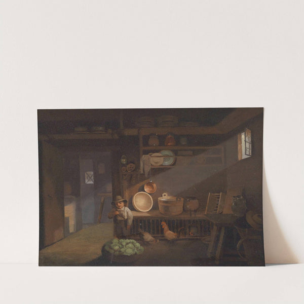 Bauernbub in der Vorratskammer by Ignaz Raffalt