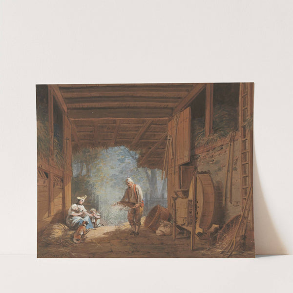 Bauernfamilie im Tenn (1915-1945) by Franz Niklaus König