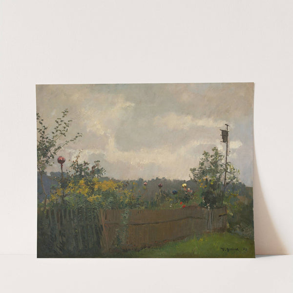 Bauerngarten am Chiemsee (1908) by Hermann Groeber