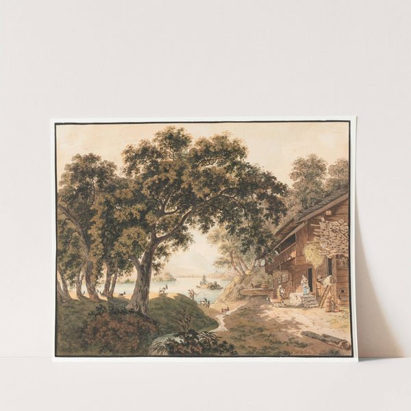 Bauernhaus am Brienzersee (1915-1945) by Franz Niklaus König