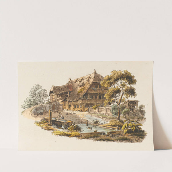 Bauernhaus bei Wichtrach (1915-1945) by Gabriel Lory the older