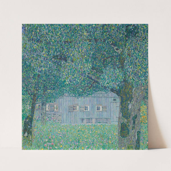 Bauernhaus in Buchberg (Oberösterreichisches Bauernhaus) by Gustav Klimt