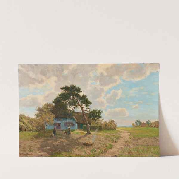 Bauernhaus in den Dünen (1823) by Paul Müller-Kaempff