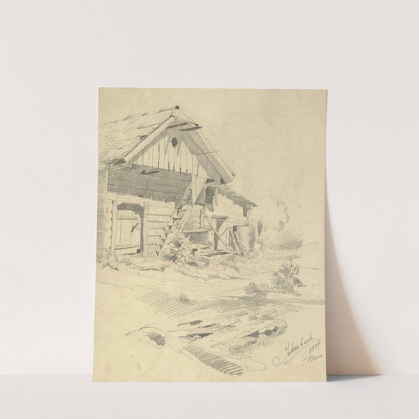 Bauernhaus in Johnsbach (1888) by Tina Blau
