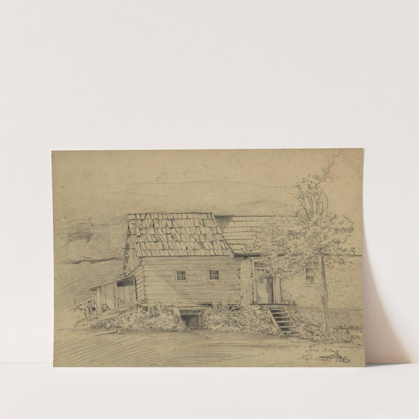 Bauernhaus in Nasswald (1866) by Tina Blau