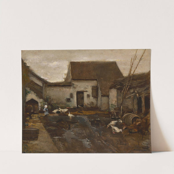 Bauernhof in Barbizon (1874) by Max Liebermann