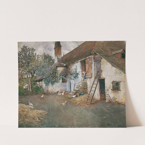 Bauernhof in Niederösterreich by Eduard Ameseder