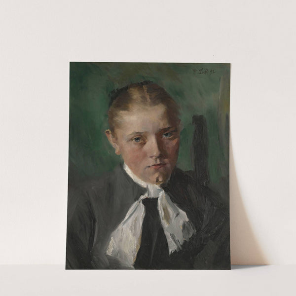 Bauernmädchen (Peasant Girl) by Wilhelm Leibl