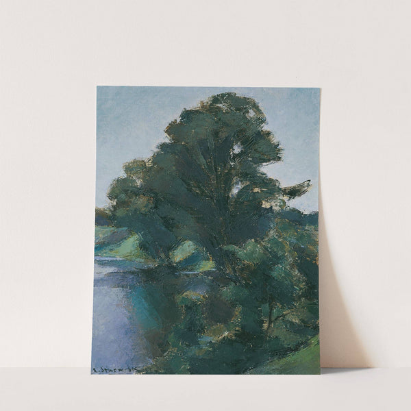 Bäume am Wasser by Egge Sturm-Skrla