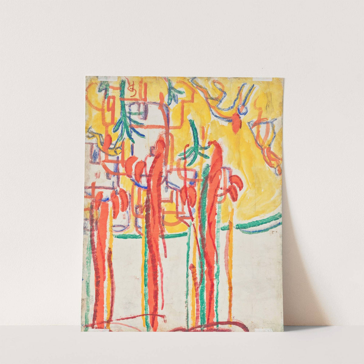 Bäume (1913) by Christian Rohlfs