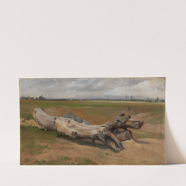 Baumstämme an der Ziegelhütte (1860) by Eugen Bracht