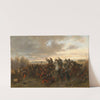 Bavarian and French Troops in the Turmoil of Battle by Louis Braun