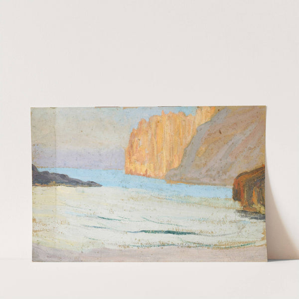 Bay at the Sea with Rocks by Ernst Schiess