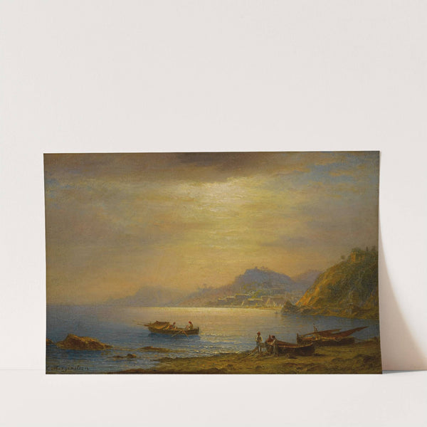 Bay landscape by Johann Ludwig Ernst Morgenstern