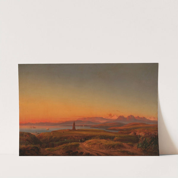 Bay Near Valparaiso, Chile by Josef Carl Berthold Püttner