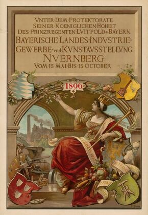 Bayerische Landes-Industrie-, Gewerbe- und Kunstausstellung Nürnberg 1896 (1896)