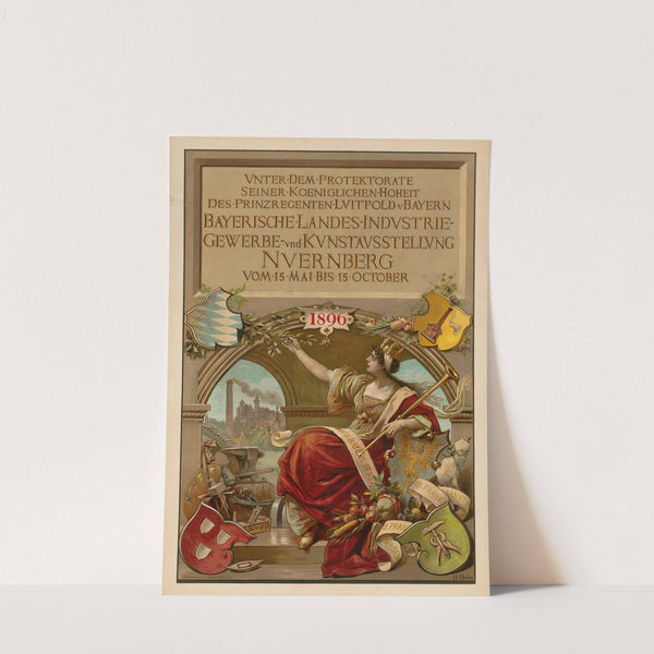 Bayerische Landes-Industrie-, Gewerbe- und Kunstausstellung Nürnberg 1896 (1896) by Heinrich Heim