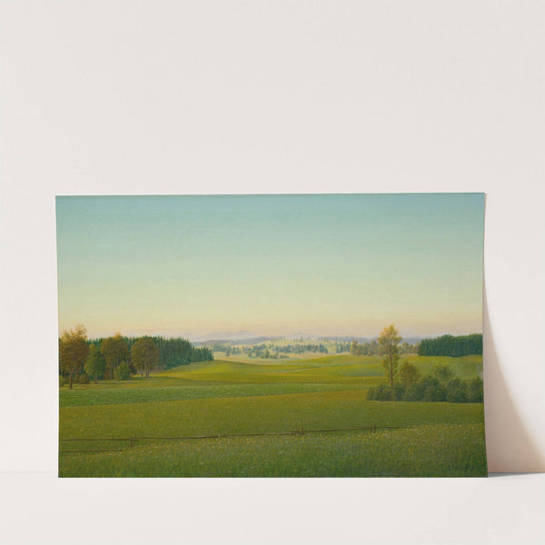Bayerische Landschaft by Georg Schrimpf