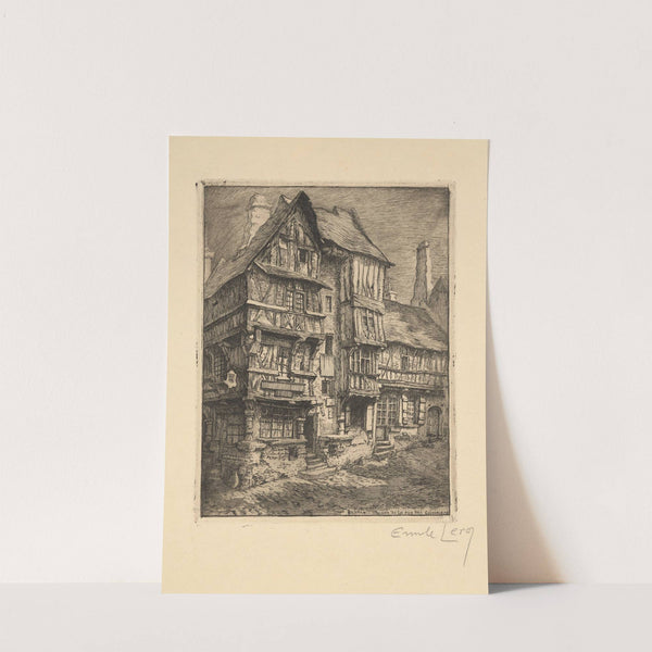Bayeux – House in the Rue des Cuisiniers by Émile Leroy