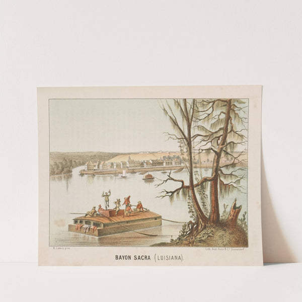 Bayou Sacra, Louisiana by Henry Lewis