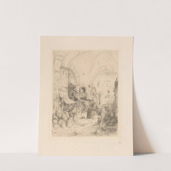 Bazaar in Constantinopel (1877 - 1932) by Marius Bauer