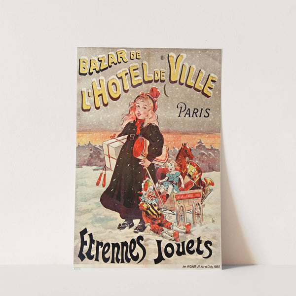 Bazar de l’Hôtel de ville by Eugène Ogé