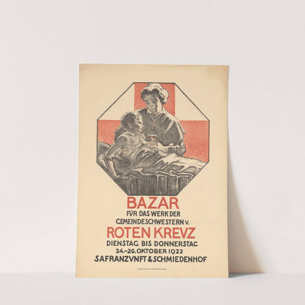 Bazar für das Werk der Gemeindeschwestern v. Roten Kreuz (1922) by Burkhard Mangold