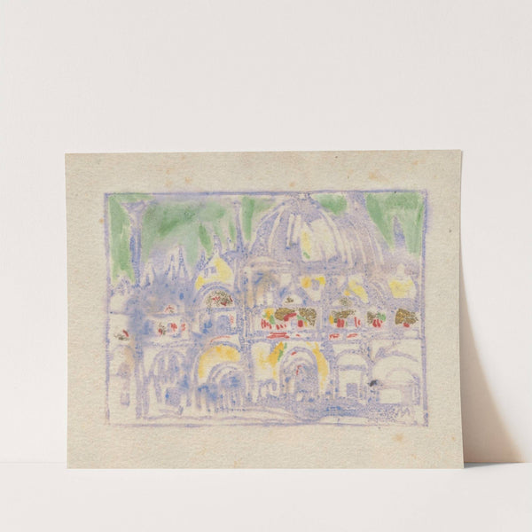 Bazylika San Marco w Wenecji by Tadeusz Makowski