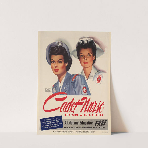 Be a Cadet Nurse (1944) by Jon Whitcomb