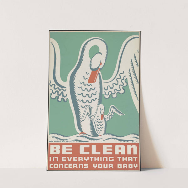 Be clean in everything that concerns your baby (1936-1939) by Erik Hans Krause