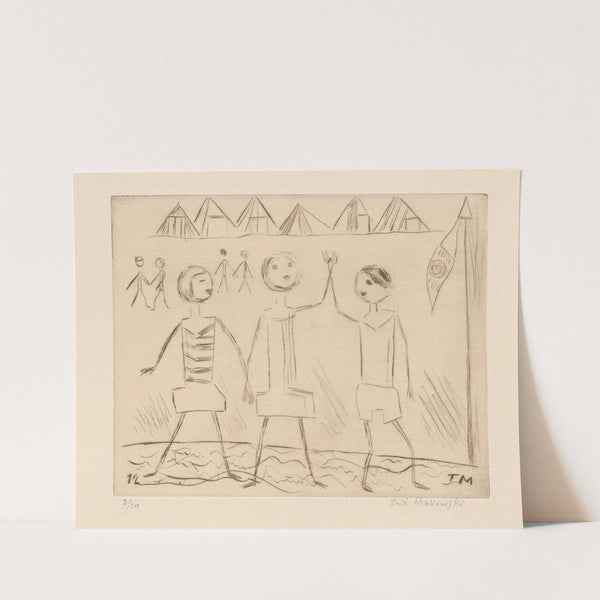 Beach by Tadeusz Makowski