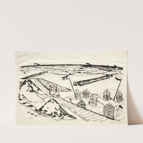 Beach (1922) by Max Beckmann