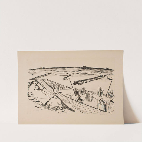 Beach (1922) by Max Beckmann