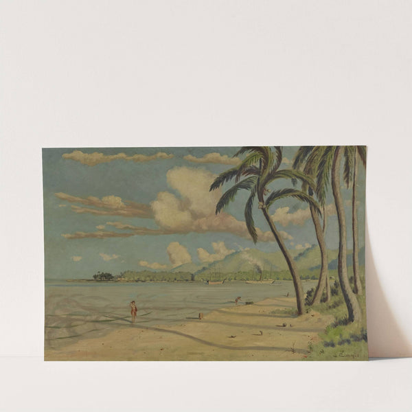 Beach at Apia, Samoa (1905) by Louis Michel Eilshemius