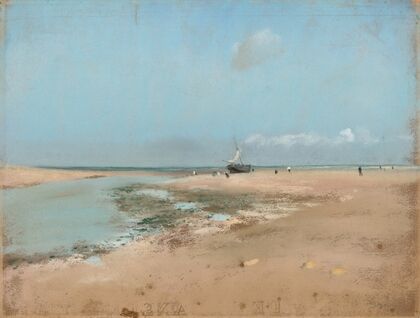 Beach at Low Tide (Mouth of the River)