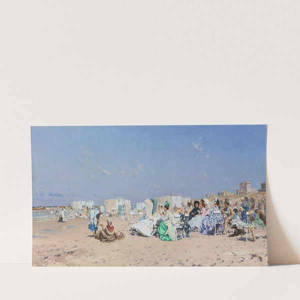 Beach At Scheveningen, Holland by Frederik Hendrik Kaemmerer