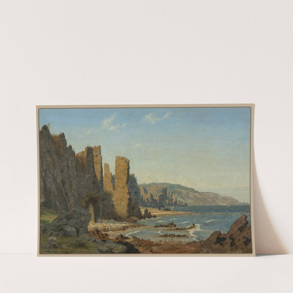 Beach formation on Bornholm. Scene from Rø by Vilhelm Kyhn