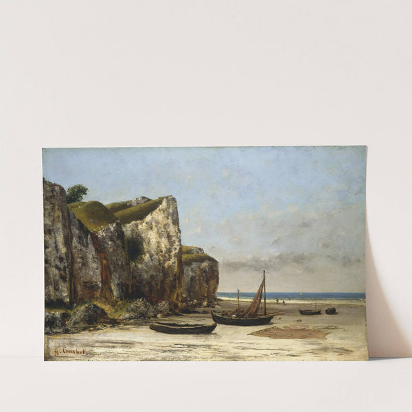 Beach in Normandy (c. 1872-1875) by Gustave Courbet
