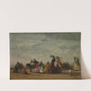 Beach Scene (c. 1865–1867) by Eugène Boudin