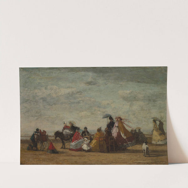 Beach Scene (c. 1865–1867) by Eugène Boudin