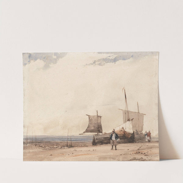 Beach Scene by Richard Parkes Bonington