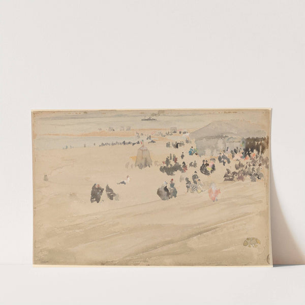 Beach Scene (probably 1885) by James Abbott McNeill Whistler