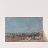 Beach Scene in Trouville (ca. 1870–74) by Eugène Boudin