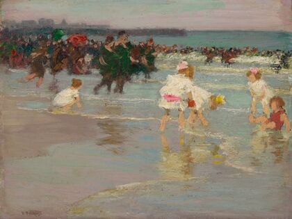 Beach Scene (or Sunday on the Beach)