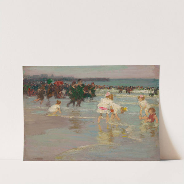 Beach Scene (or Sunday on the Beach) (ca. 1915) by Edward Henry Potthast