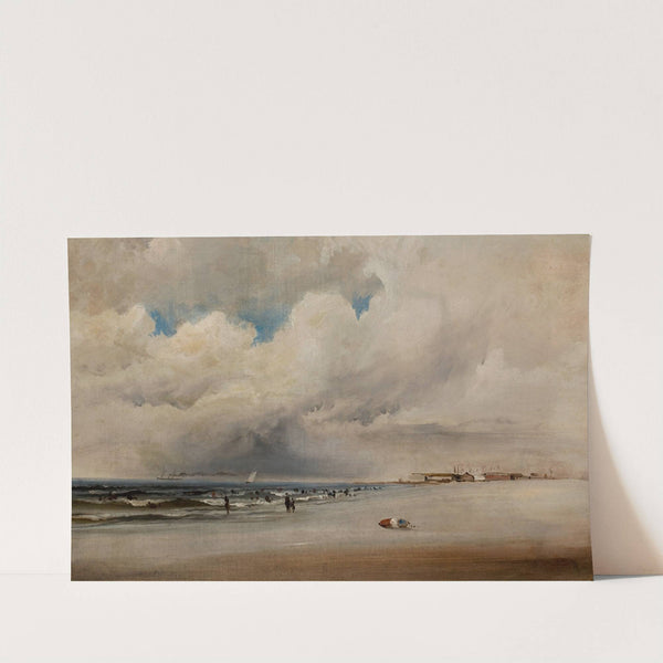 Beach Scene with Dramatic Sky by James Hamilton