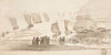 Beach Scene with People and Fishing Boats, Cullercoats, England (1881-1882)