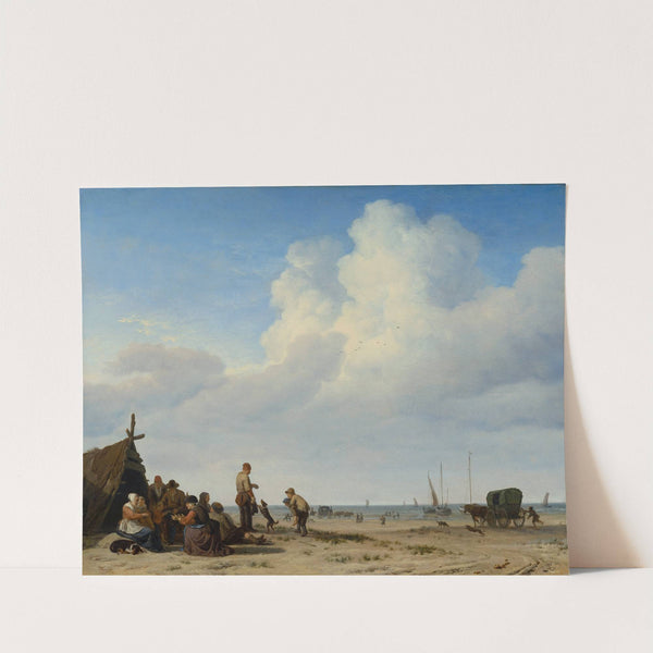 Beach View (1663 and 1665) by Adriaen van de Velde