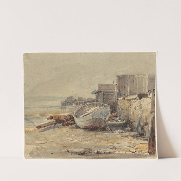 Beached Vessel by George Loring Brown